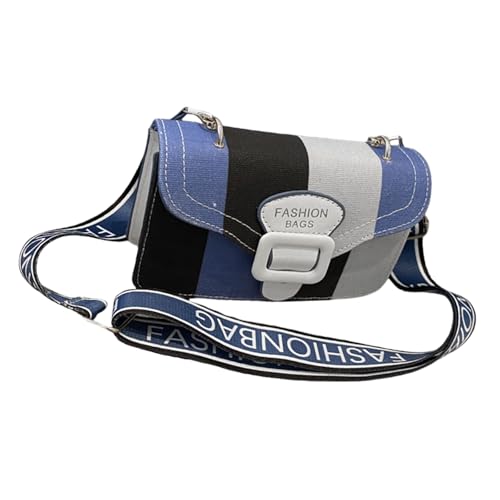 Asukohu Breiter Riemen, Kuriertasche für Damen, modische Umhängetasche, Kontrastfarbe, Schultertasche, Briefhandtasche, Shopping, Dating, PU-Leder, Crossbody-Tasche für Damen, breiter Riemen Asukohu Breiter Riemen, Kuriertasche für Damen, modische Umhängetasche, Kontrastfarbe, Schultertasche, Briefhandtasche, Shopping, Dating, PU-Leder, Crossbody-Tasche für Damen, breiter Riemen von Asukohu