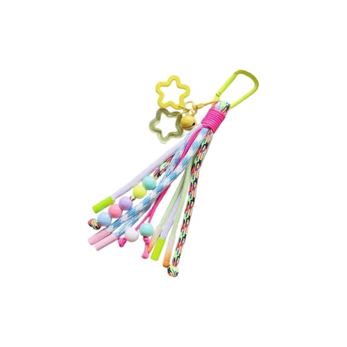 Asukohu Buntes Abs Plastik Carabiner Clip Schlüsselbeutel Anhänger Für Taschen Rucksäcke Stylish Wanderzubehör Paracord Telefon Charme von Asukohu