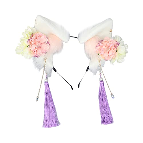 Asukohu Cartoon Stirnband Ohren Form Haarreifen Plüsch Karneval Party Kopfschmuck Haarband Cosplay Party Kostüm Requisiten Unisex von Asukohu