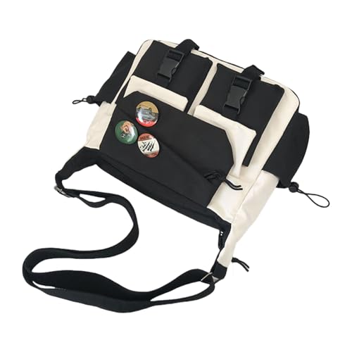 Asukohu Crossbody Bag Für Frauen Männer Messager Multipocket Verstellbares Riemen Nylon Reise Wanderung Täglich Geldbörse Frauenschlsten Crossbody Taschen Große Schultereinkäufe Hoboes Tasche von Asukohu