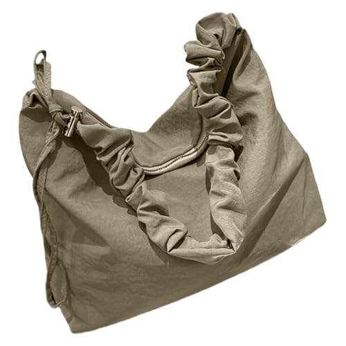Asukohu Damen-Umhängetasche, plissiert, Wolken, einfarbig, Crossbody, große Kapazität, Messenger, Einkaufen, für den täglichen Gebrauch, einfarbig, Crossbody-Tasche für Damen, große Kapazität Asukohu Damen-Umhängetasche, plissiert, Wolken, einfarbig, Crossbody, große Kapazität, Messenger, Einkaufen, für den täglichen Gebrauch, einfarbig, Crossbody-Tasche für Damen, große Kapazität von Asukohu