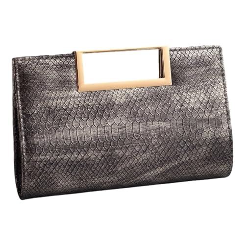 Asukohu Damentasche aus PU-Leder, Umhängetasche, Umschlag, Abendtasche, elegante Handtasche, Kette, Crossbody für Hochzeiten, Partys, Damen, Schulterkette, Riemen, Abendtasche, PU-Leder, Crossbody für von Asukohu