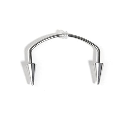 Asukohu Edelstahl Smile Lip Tiger Zähne Nagel C Form Lippen Reifen Für Halloween Rollenspiele Für Geburtstagsfeiern Edelstahl Nagelwerkzeuge von Asukohu