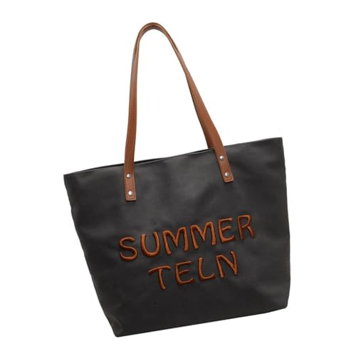 Asukohu Einkaufstasche Mit Großer Kapazität Für Frauen Leinwand Schulterschule Koreanische Stile Achselputsarbeit Frauen Koreanische Stile Schulter Leinwand Handtasche Große Kapazität Achselhöhle von Asukohu