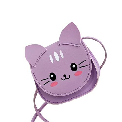 Asukohu Einzigartige Katzen Muster Umhängetasche Für Kinder Kompakte Größe Verstellbares Gurt Crossbody Bags Mädchen Modische Kleine Geldbörse Mädchen Crossbody Body Süßes Katzen Design Design von Asukohu