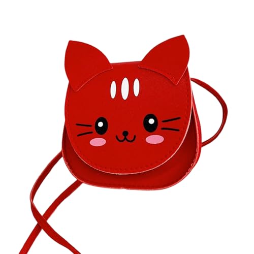 Asukohu Einzigartige Katzen Muster Umhängetasche Für Kinder Kompakte Größe Verstellbares Gurt Crossbody Bags Mädchen Modische Kleine Geldbörse Mädchen Crossbody Body Süßes Katzen Design Design von Asukohu