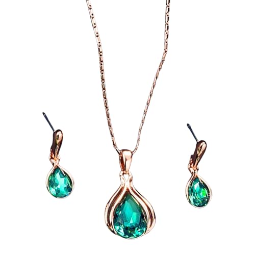 Asukohu Elegante Ohrringe Und Halskette Set Für Frauen Mode Wassertropfen Form Business Kleidung Schmuck Handgefertigtes Accessoires Business Kleidung Schmuck Asukohu Elegante Ohrringe Und Halskette Set Für Frauen Mode Wassertropfen Form Business Kleidung Schmuck Handgefertigtes Accessoires Business Kleidung Schmuck von Asukohu