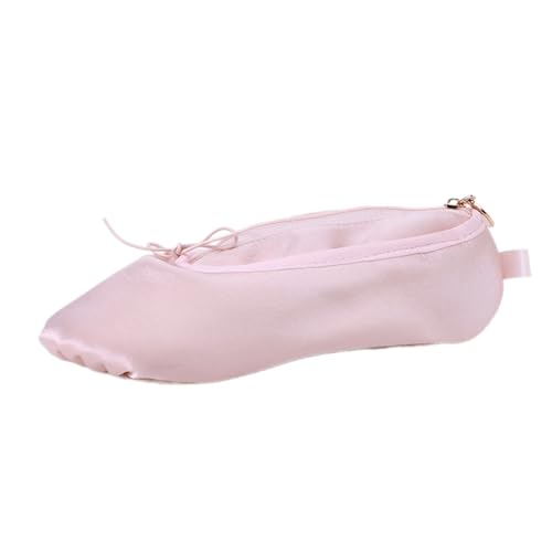 Asukohu Federmäppchen in Form eines Ballettschuhs, Kosmetiktasche, Make-up-Halter, tragbare Aufbewahrungstaschen mit geräumigem Innenraum, B von Asukohu