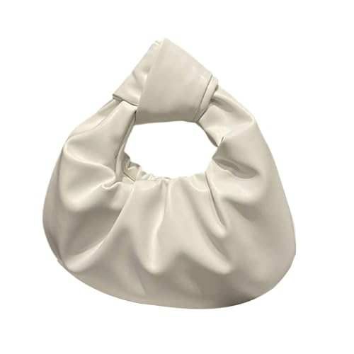 Asukohu Frauen Hoboes Toted Bags Handtasche Gerissene Knödelbeutel Beutel Damen Clutches Geldbörsen Geknotete Obere Griffbeutel Mit Reißverschluss Leder Kupplung Tarse Toted von Asukohu