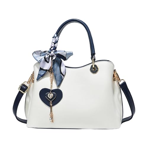 Asukohu Frauen Tasche Einfache Kreuzkasse Große Kapazität Schulter Muttertag Geschenk PU Leder Handtasche Für Alltägliche Arbeit Frauen Crossbody Einfache Schulter PU Leder Handtasche Mode von Asukohu