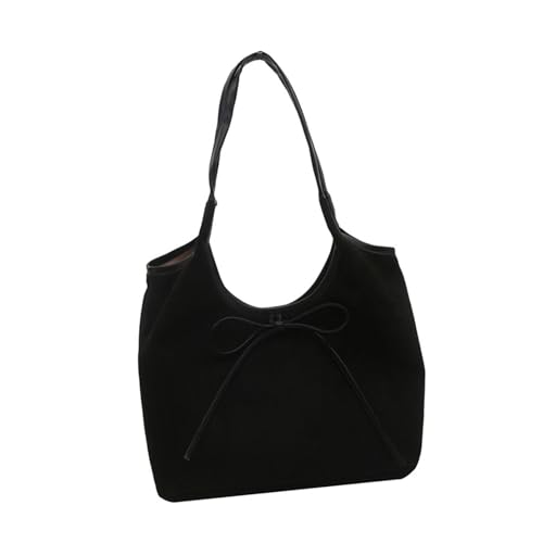 Asukohu Große Kapazität Achseltasche für Frauen Handtasche Trendy Schultertasche Schleifen Krawatte Unterarm Einkaufen Mode Pendeln Frauen Achsel Große Kapazität Handtasche All-Matching Schulter von Asukohu