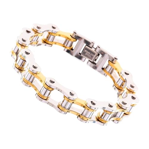 Asukohu Herren Punk Rock Schmuck Bangle Edelstahl Armband Polished Look Täglich Komfortable Kleidung Armband Schmuckgeschenk Für Ihn Asukohu Herren Punk Rock Schmuck Bangle Edelstahl Armband Polished Look Täglich Komfortable Kleidung Armband Schmuckgeschenk Für Ihn von Asukohu