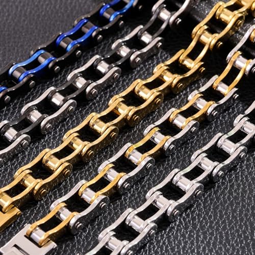 Asukohu Herren Punk Rock Schmuck Bangle Edelstahl Armband Polished Look Täglich Komfortable Kleidung Armband Schmuckgeschenk Für Ihn Asukohu Herren Punk Rock Schmuck Bangle Edelstahl Armband Polished Look Täglich Komfortable Kleidung Armband Schmuckgeschenk Für Ihn von Asukohu