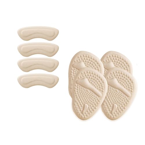 Asukohu High Heel Polising Pad Mit 2 Vorfußkissen Und 2 Beschützer Zurück Für Frauen Hohe Fußkissen von Asukohu