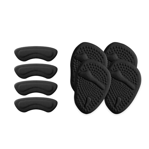 Asukohu High Heel Polising Pad Mit 2 Vorfußkissen Und 2 Beschützer Zurück Für Frauen Hohe Fußkissen von Asukohu