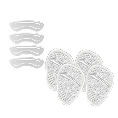 Asukohu High Heel Polising Pad Mit 2 Vorfußkissen Und 2 Beschützer Zurück Für Frauen Hohe Fußkissen von Asukohu