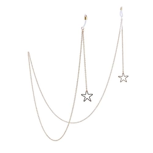 Asukohu Künstlerische Sternbrille Kette Elegante Antiskid -Brillen -Kette Mode -Brillenkette für Frauen und von Asukohu