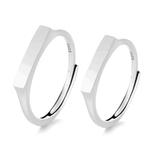 Asukohu Leichte Projektion Einstellbare Paarringe Tragbare Ringe Accessoire Elegante Projektionsringe In Silber Für Paare Asukohu Leichte Projektion Einstellbare Paarringe Tragbare Ringe Accessoire Elegante Projektionsringe In Silber Für Paare von Asukohu