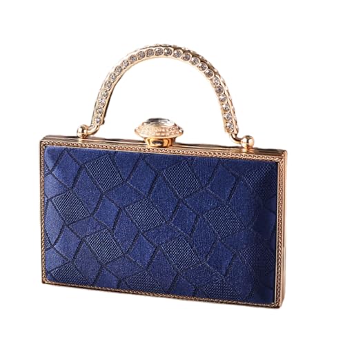 Asukohu Luxuriöse Handtasche mit Strasssteinen besetzt, Abendtasche, lässige Schultertasche für Partykleider und besondere Anlässe, B, One Size von Asukohu