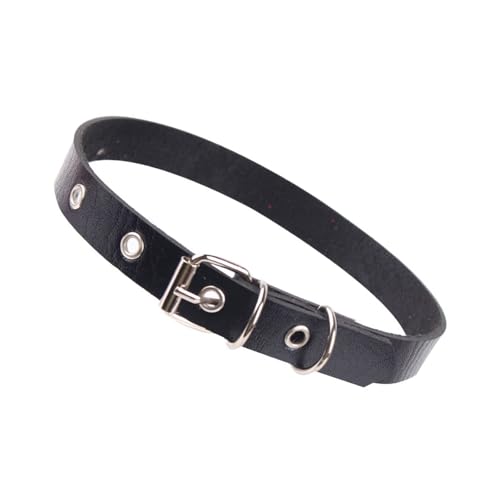 Asukohu Mode Schlangekette Kette Gürtel Punk Rock Styled PU Leder Halskette Halskette Für Partys Und Festivals Verstellbar von Asukohu
