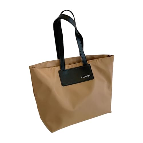 Asukohu Modische Nylon-Umhängetasche, Handtaschen für Damen, große Kapazität, lässige Handtasche für Strand und Alltag, modische Umhängetasche, khaki, One Size Asukohu Modische Nylon-Umhängetasche, Handtaschen für Damen, große Kapazität, lässige Handtasche für Strand und Alltag, modische Umhängetasche, khaki, One Size von Asukohu