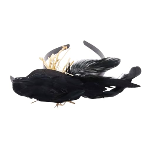 Asukohu Modische Persönlichkeits-Kopfbedeckung, Maskeraden, Haarreifen, bequeme Stirnbänder für Themenveranstaltungen von Asukohu