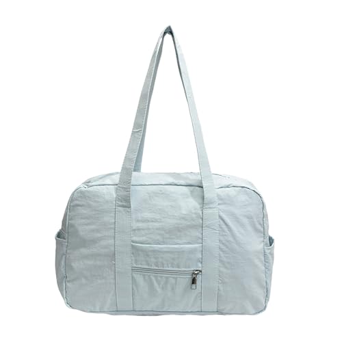 Asukohu Praktische Nylon-Schultertasche, Reise-Unterarmtasche mit großem Stauraum, einfacher Zugang mit Reißverschluss, für Modepersonen, geräumige Unterarmtasche, blau, One Size Asukohu Praktische Nylon-Schultertasche, Reise-Unterarmtasche mit großem Stauraum, einfacher Zugang mit Reißverschluss, für Modepersonen, geräumige Unterarmtasche, blau, One Size von Asukohu