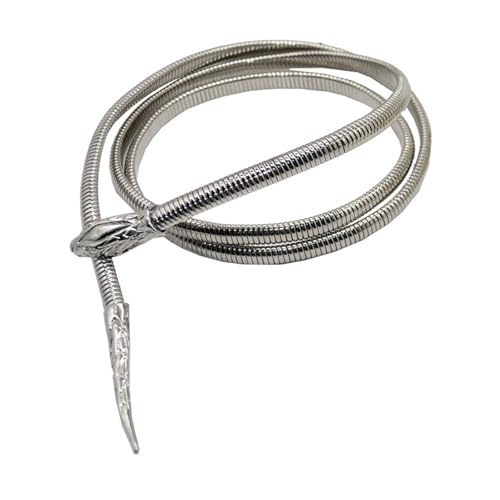 Asukohu Stilviser Taillengürtel Moderne Taillengürtel Accessoire Schlange Mode Bundesparty Für Frauen Girl Halskette Armband von Asukohu
