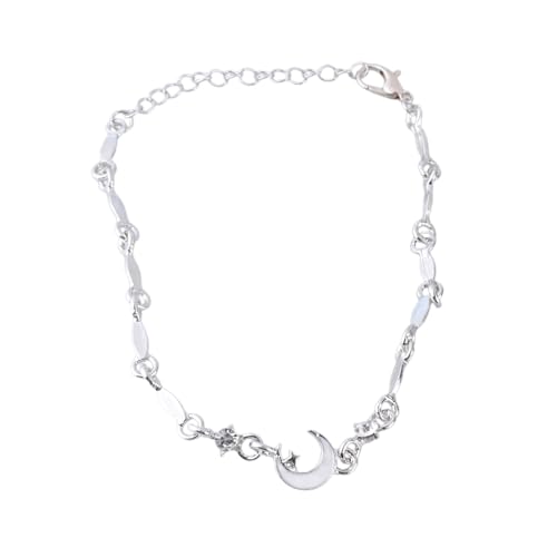 Asukohu Stylisches Armband Mit Funkelnden Steinen Versilbertes Armband Für Frauen Farbenfrohe Handchain Verstellbare Armbandschain Silberschmuck von Asukohu
