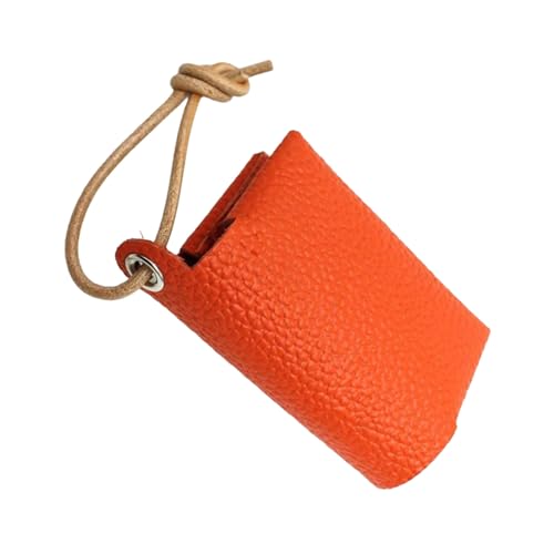 Asukohu Taschengewebehalter Für Geldbörse PU Leder Schlüsselbund Zubehör Tragbare Tissue Beutel Reisefreundliche Organisierte PU Ledertasche von Asukohu