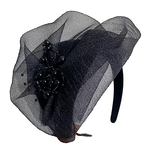 Damen Mädchen Punk Mittelalter Perlen Form Stirnband Festival Haarreif für Cosplay Party Auftritte Bankett Kopfschmuck Damen Mädchen Punk Mittelalter Perlen Form Stirnband Festival Haarreif für Cosplay Party Auftritte Bankett Kopfschmuck von Asukohu