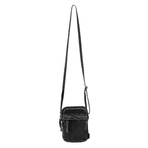 Damen-Umhängetasche, Denim, Umhängetasche, japanischer Stil, Kuriertasche, Shopping, Dating, für den täglichen Gebrauch, Denim, Schultertasche, Handy, Crossbody, japanischer Stil, Schwarz , One Size Damen-Umhängetasche, Denim, Umhängetasche, japanischer Stil, Kuriertasche, Shopping, Dating, für den täglichen Gebrauch, Denim, Schultertasche, Handy, Crossbody, japanischer Stil, Schwarz , One Size von Asukohu