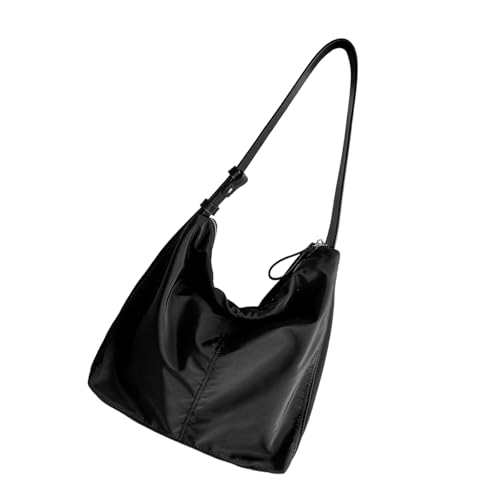 Damen-Umhängetasche, einfache Umhängetasche, für Studenten, Schule, Pendeln, koreanische Stile, Kuriertasche für tägliche Reisen, koreanischer Stil, Crossbody, trendiges Pendeln für Reisen, Schwarz Damen-Umhängetasche, einfache Umhängetasche, für Studenten, Schule, Pendeln, koreanische Stile, Kuriertasche für tägliche Reisen, koreanischer Stil, Crossbody, trendiges Pendeln für Reisen, Schwarz von Asukohu