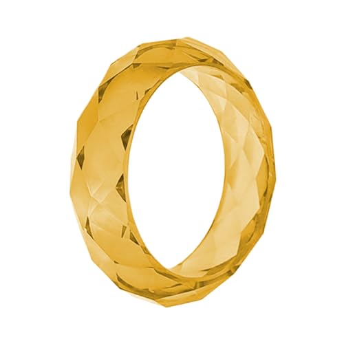 Einzigartige, facettierte Kristalle, Kunstharz, funkelnd, lichtbrechend, elegantes Schmuck-Accessoire für trendige Frauen, für den täglichen Gebrauch, einzigartig, asymmetrisch, Hochzeit von Asukohu