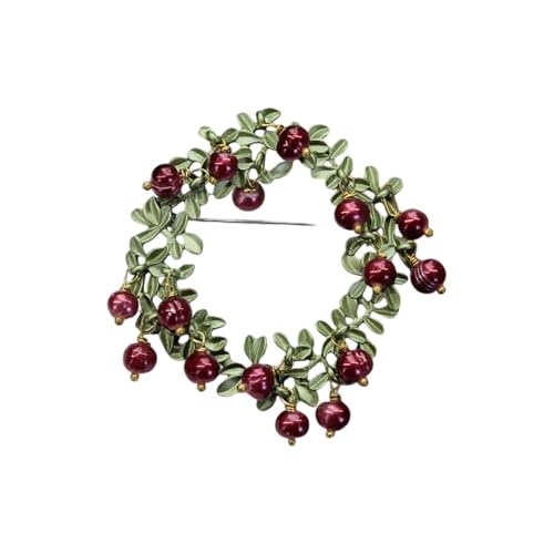 Elegante Pflanze Brosche Pin Einzigartiger Stellverpackungskleidung Schmuckanlage Geeignet Für Tägliche Party Kleidung Einzigartige Legierung von Asukohu