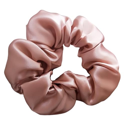 Elegante weiche Seiden-Haargummis für Damen, weicher Stoff, elastische Haargummis, bequeme Haarteile, Haardekoration von Asukohu