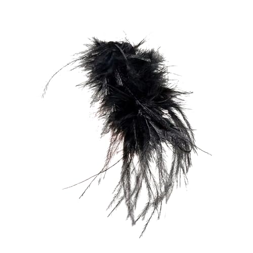 Eleganter, gefiederter Haarschmuck, geeignet für Brautjungfern oder besondere Anlässe, bietet einen unverwechselbaren und stilvollen Look von Asukohu