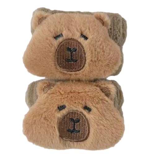 Entzückende Cartoon-Capybara-Haarspange, auffälliger Kopfschmuck für Halloween, Cosplay, Rollenspiele, Cartoon-Haarnadeln von Asukohu