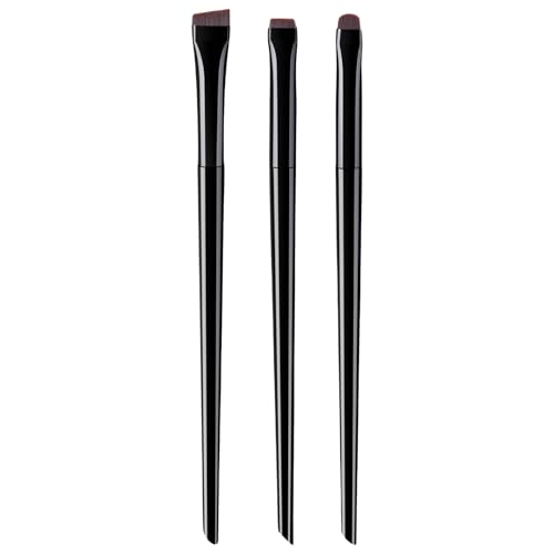 Essentielles Reise-Make-up-Pinsel-Set, 3-teilig, Lidschatten-Pinsel-Set für Augen und Gesicht, Kosmetik-Anwendung, tragbare Beauty-Werkzeuge von Asukohu