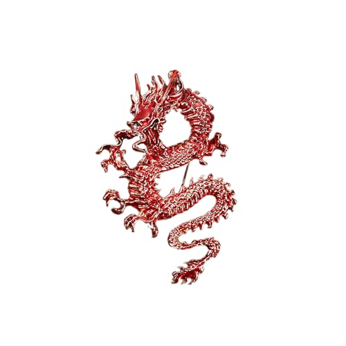 Ethnische Chinesische Badge Pin Mode Lteel Pin Dragon Form Brosche Traditionelle Chinesische Kulturschmuckzubehör Ethnische Chinesische Badge Pin Mode Lteel Pin Dragon Form Brosche Traditionelle Chinesische Kulturschmuckzubehör von Asukohu