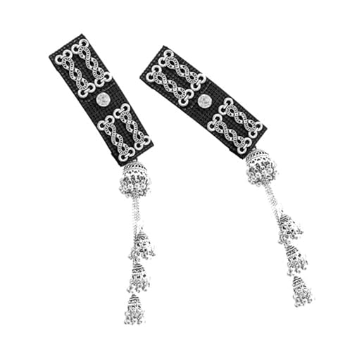 Ethnische lange Quasten-Haarspange, bequemes Haar-Accessoire, einzigartige lange Quasten, Haarschmuck, Legierung, Textur für den täglichen Gebrauch von Asukohu