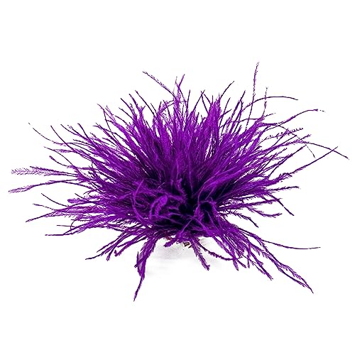 Federbroschen Schal Clip Broschen Revers Stecknadel Dresszubehör Strostich Feder Corsage Pin Anlappnadel Corsage Pin von Asukohu