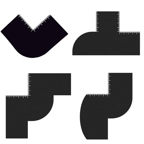 Friseur-Verbesserungskarten, Haarschneideanleitung, Werkzeug, Friseur-Haarstyling-Zubehör für Haaransätze und Bart-Styling, Bartschablone, Werkzeug für Haaransätze, Haarlinien, Formwerkzeug für von Asukohu