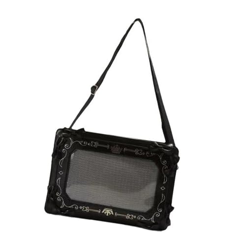 Große Kapazität Handtasche Süße Kühle Itabag Schulter Crossbody Bloß Bloßmessener Bag Fashion Satchel Handtasche Für Frauen Transparente Messenger von Asukohu
