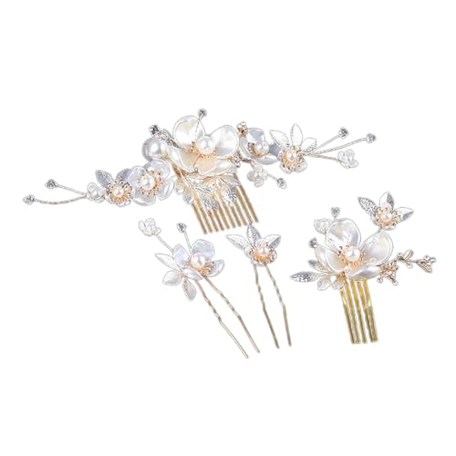 Haarkamm mit Perlen, Kristall, Hochzeit, Brautschmuck, Haarnadeln, Bühnenauftritte, Haarband, ethnischer Stil, Kopfschmuck für Damen von Asukohu