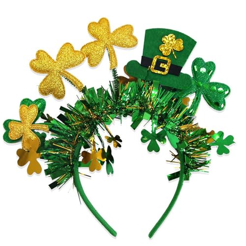 Haarreifen mit Kleeblattmuster, weich, einzigartig, mehrere Stile, Kopfschmuck, festliches Haar-Accessoire von Asukohu