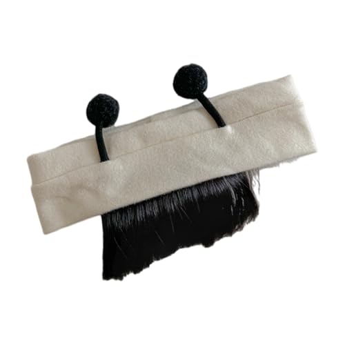 Haarteil für Mädchen, Festival-Haarteil, Antennendekoration, Neugeborene, Cosplay-Zubehör, Weihnachts-Toupet, Haarband mit Pony, Cartoon-Pony von Asukohu