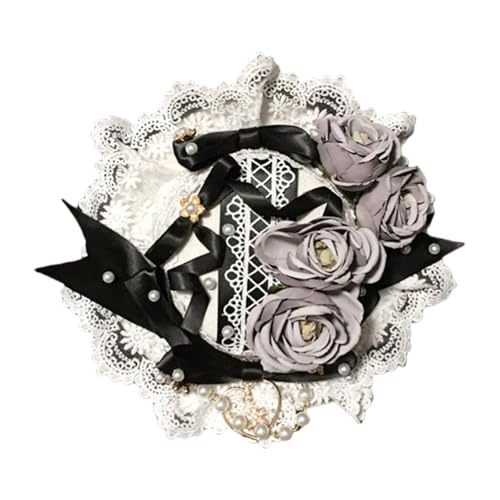 Handgefertigte Blumen Haarnadel Braut Und Brautjungfern Haarclip Spitze Lolitas Haarnadel Engagement Party Kopfbedeckung von Asukohu