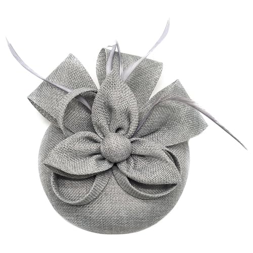 Handgefertigter Blumengitter Stirnbänder Faszinator Hat Mode Styles Kopfbedeckung Für Besondere Feierlichkeiten Braut Hochzeit Kopfbedeckung Mit Mesh von Asukohu