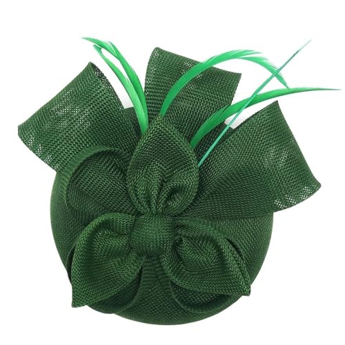 Handgefertigter Blumengitter Stirnbänder Faszinator Hat Mode Styles Kopfbedeckung Für Besondere Feierlichkeiten Braut Hochzeit Kopfbedeckung Mit Mesh von Asukohu